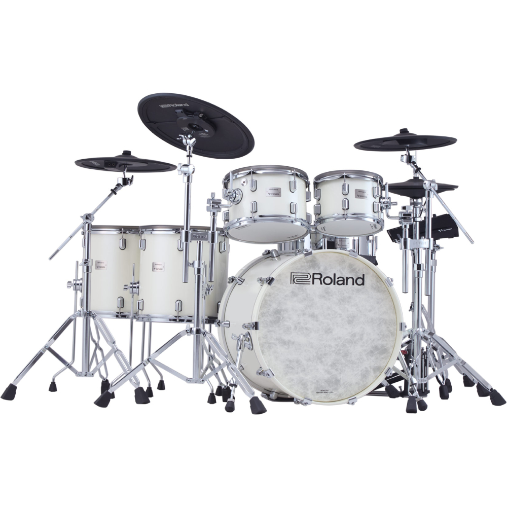 ROLAND VAD716 V-Drums Acoustic Design Pearl White Elektronik Davul Seti